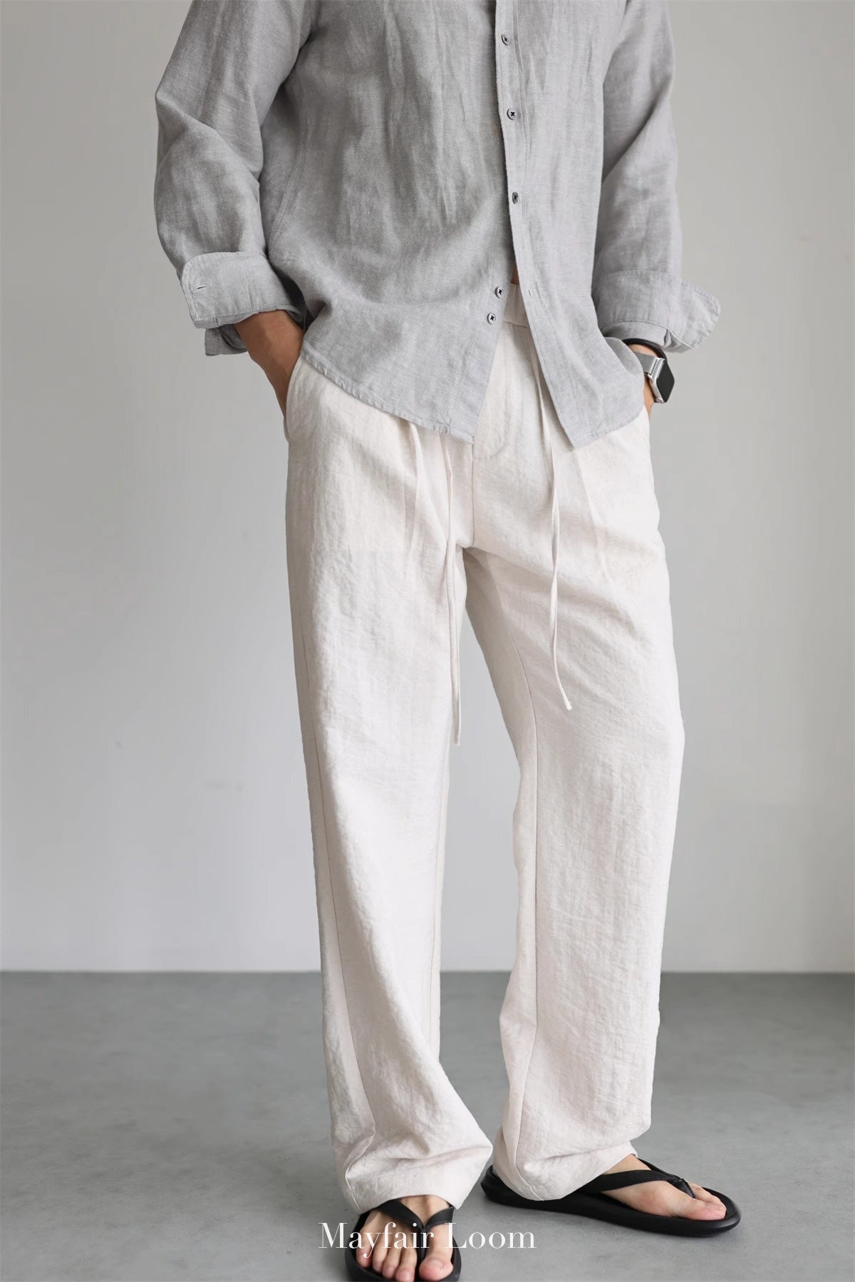 Blend Flowy Wide-Leg Pants
