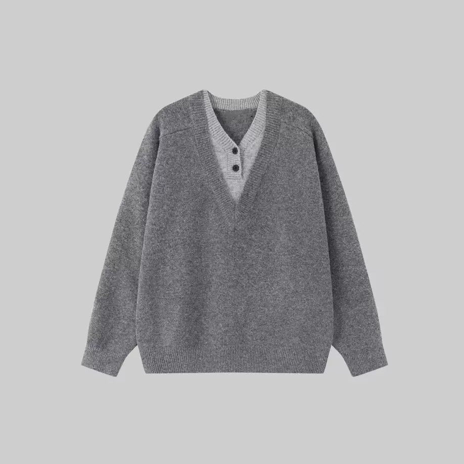 Layer Sweater Deep Grey