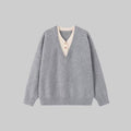 Layer Sweater Light Grey