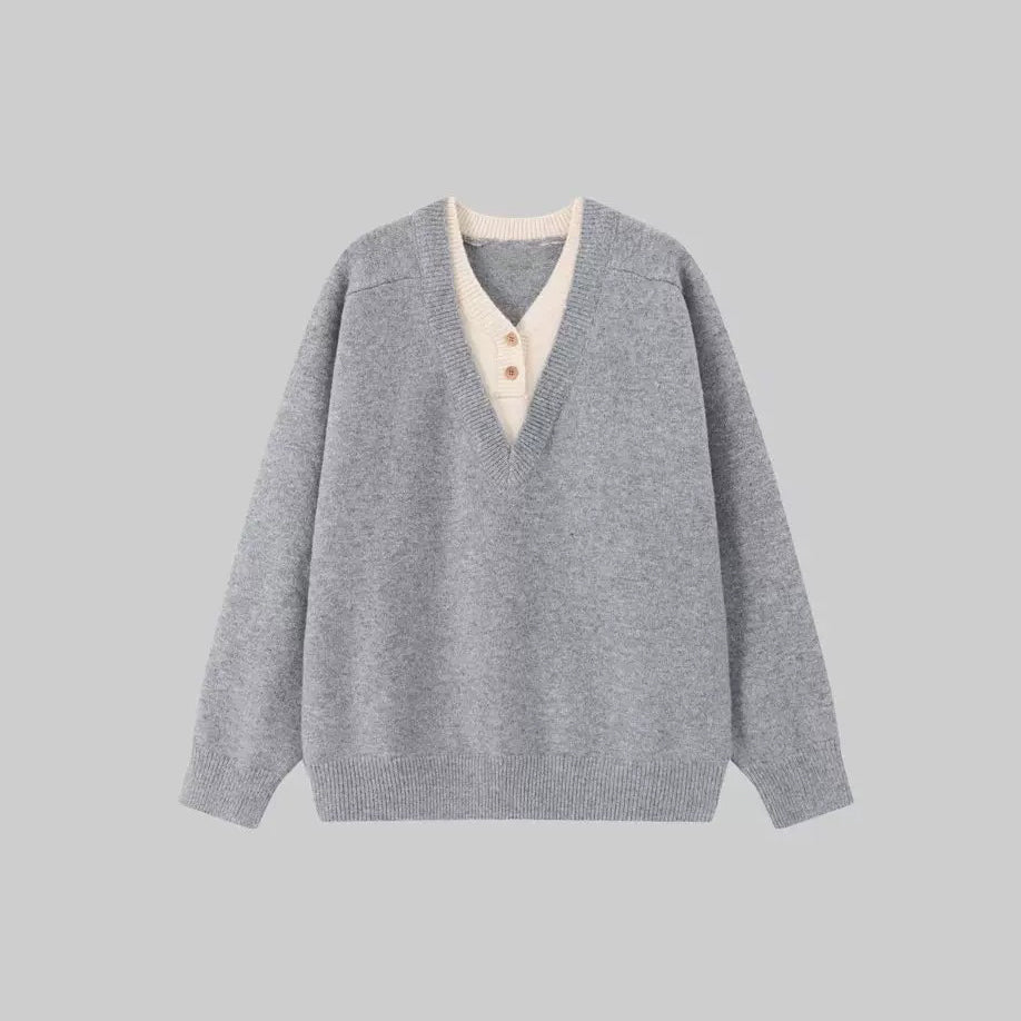 Layer Sweater Deep Grey