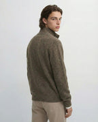 Amberleigh Stand-Collar Knit Cardigan - Mayfairloom