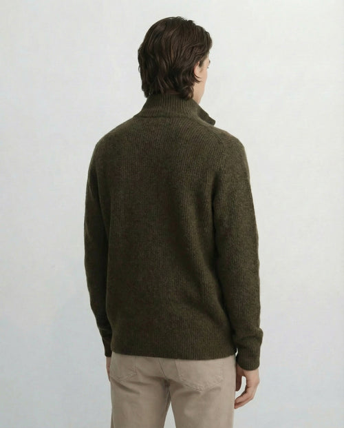 Amberleigh Stand-Collar Knit Cardigan - Mayfairloom