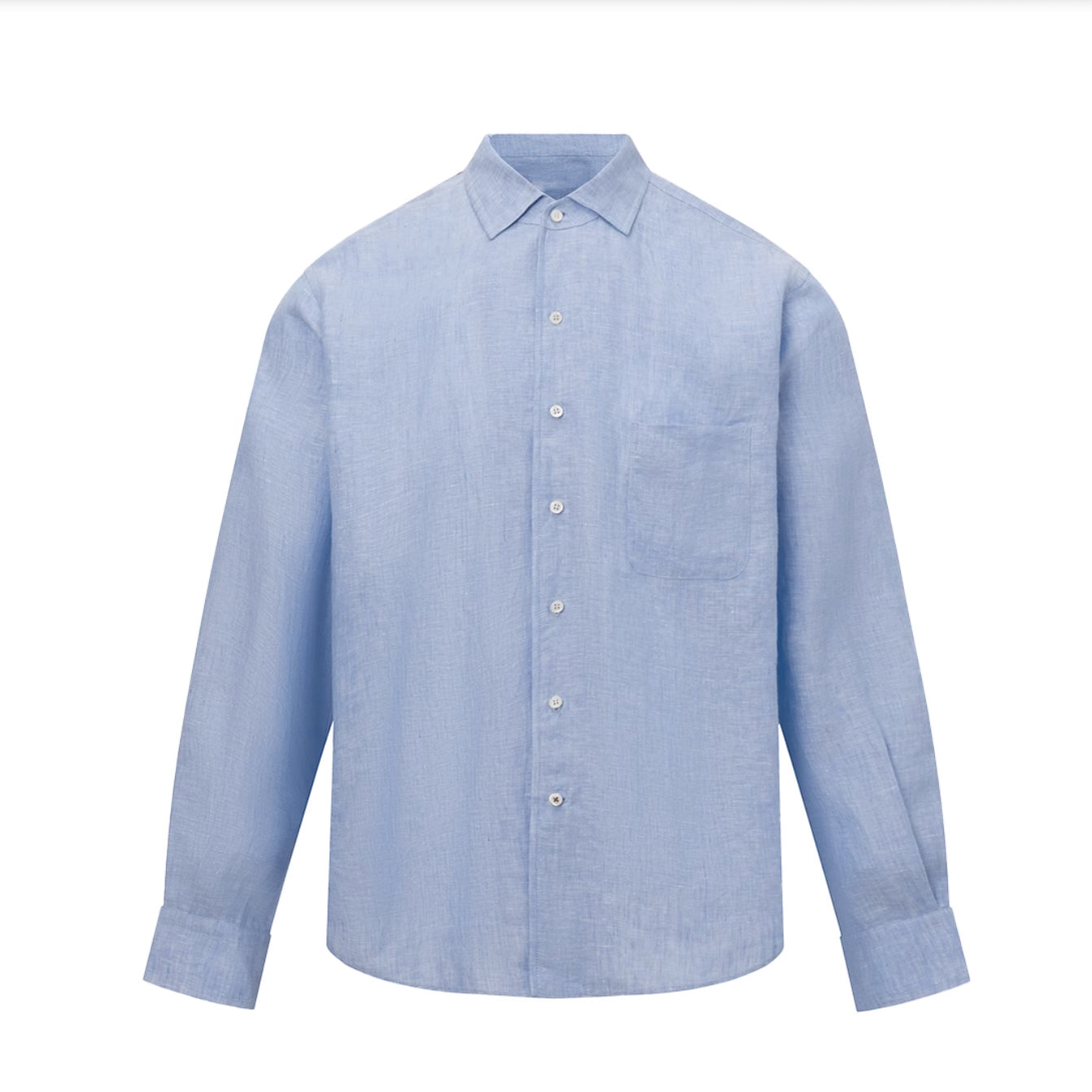 French Normandy Dew-retted 100% Linen Shirt