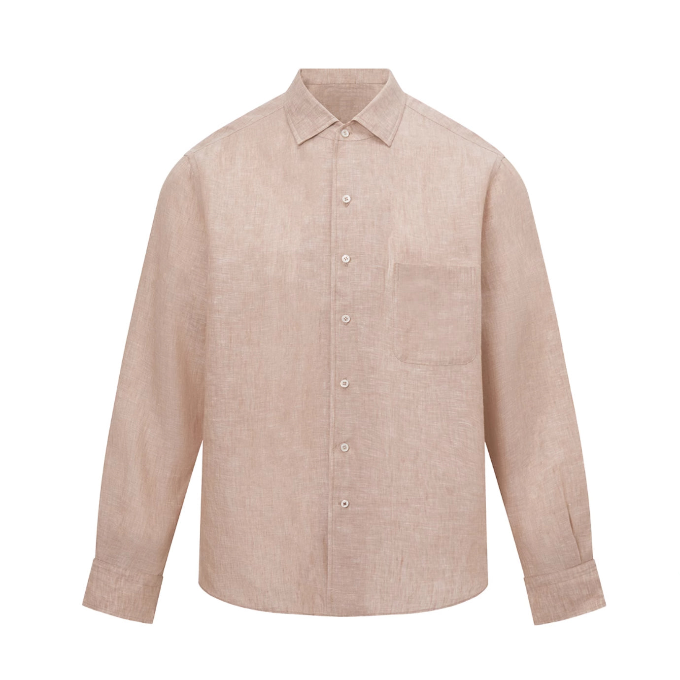 French Normandy Dew-retted 100% Linen Shirt
