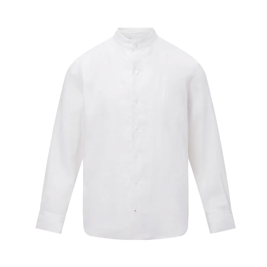 French Normandy Dew-retted 100% Linen Shirt