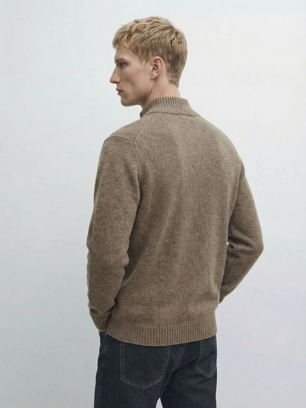 Willowmere 100% Wool Zip Cardigan - Mayfairloom