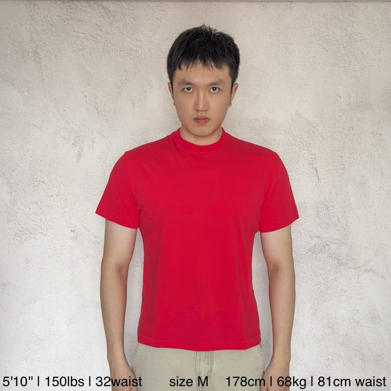 Mayfair Baby Tee｜Mens Red