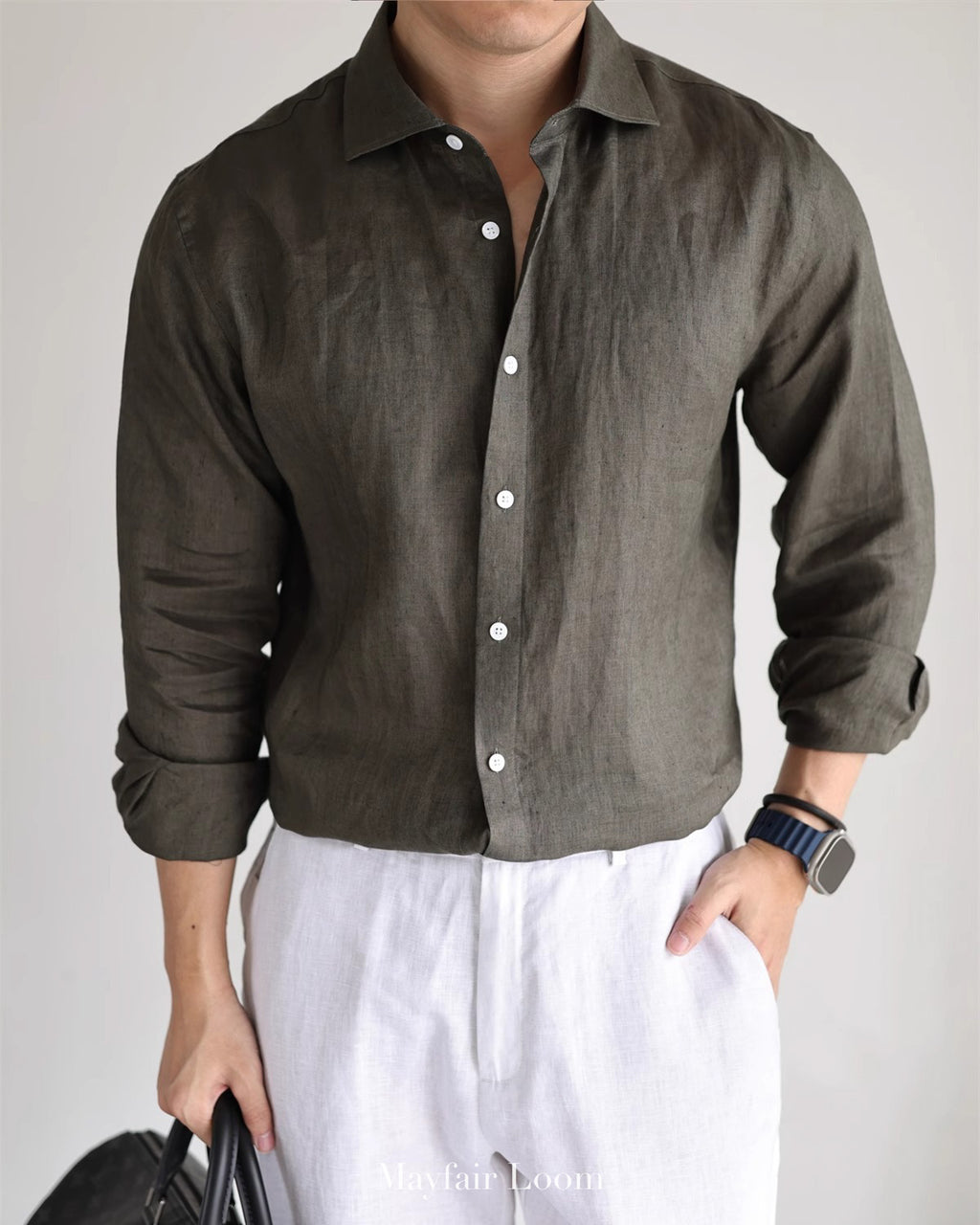 Clovelly Pure Linen Shirt