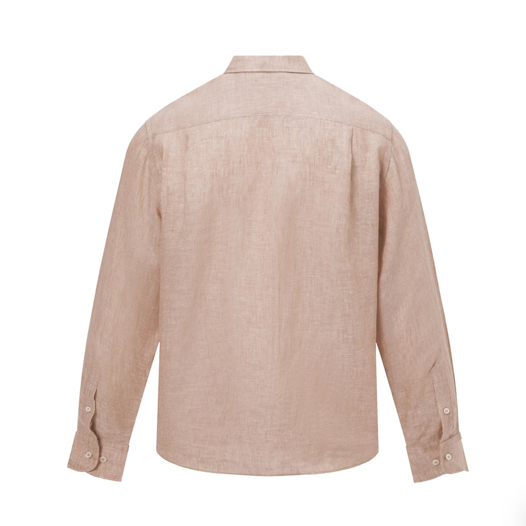 French Normandy Dew-retted 100% Linen Shirt