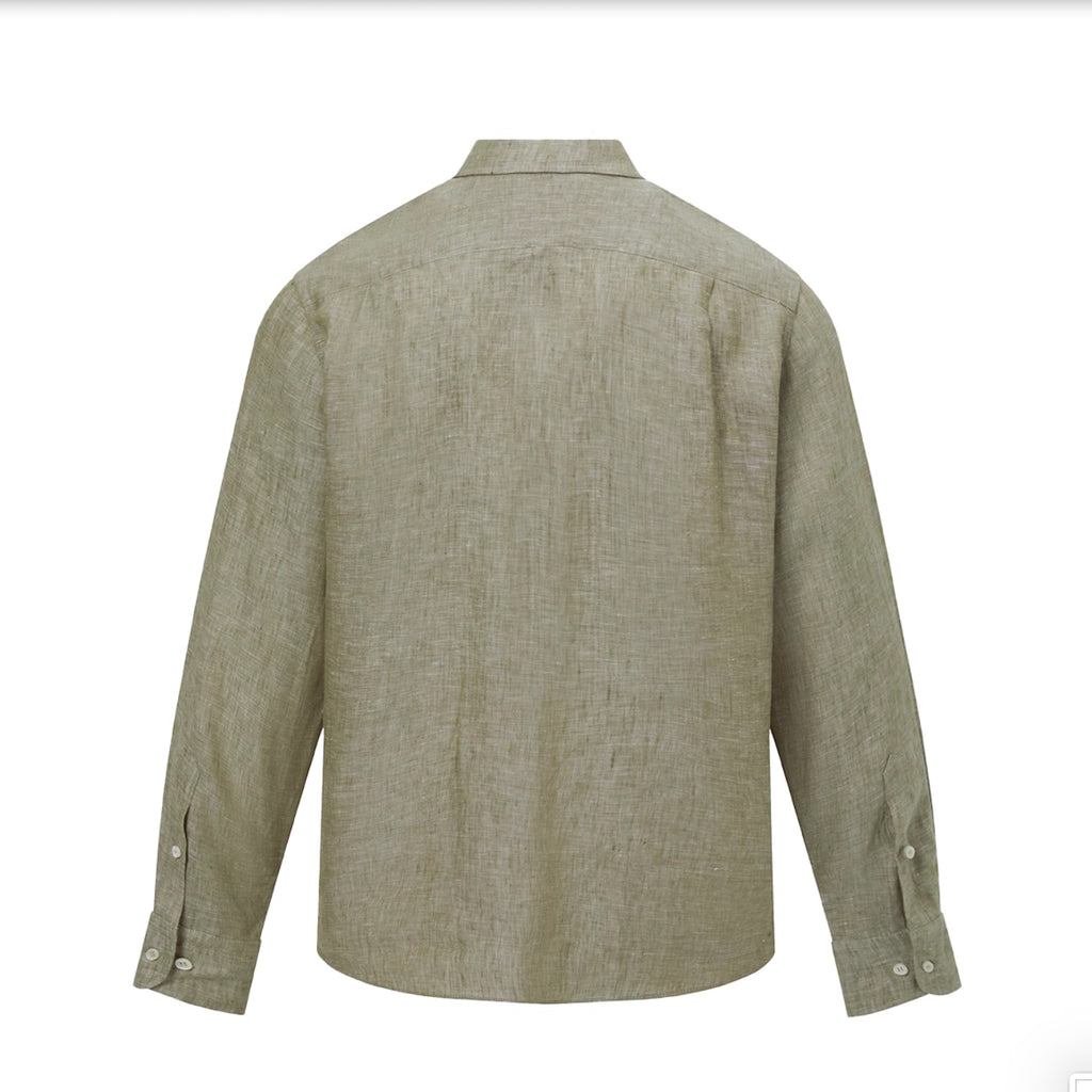 French Normandy Dew-retted 100% Linen Shirt