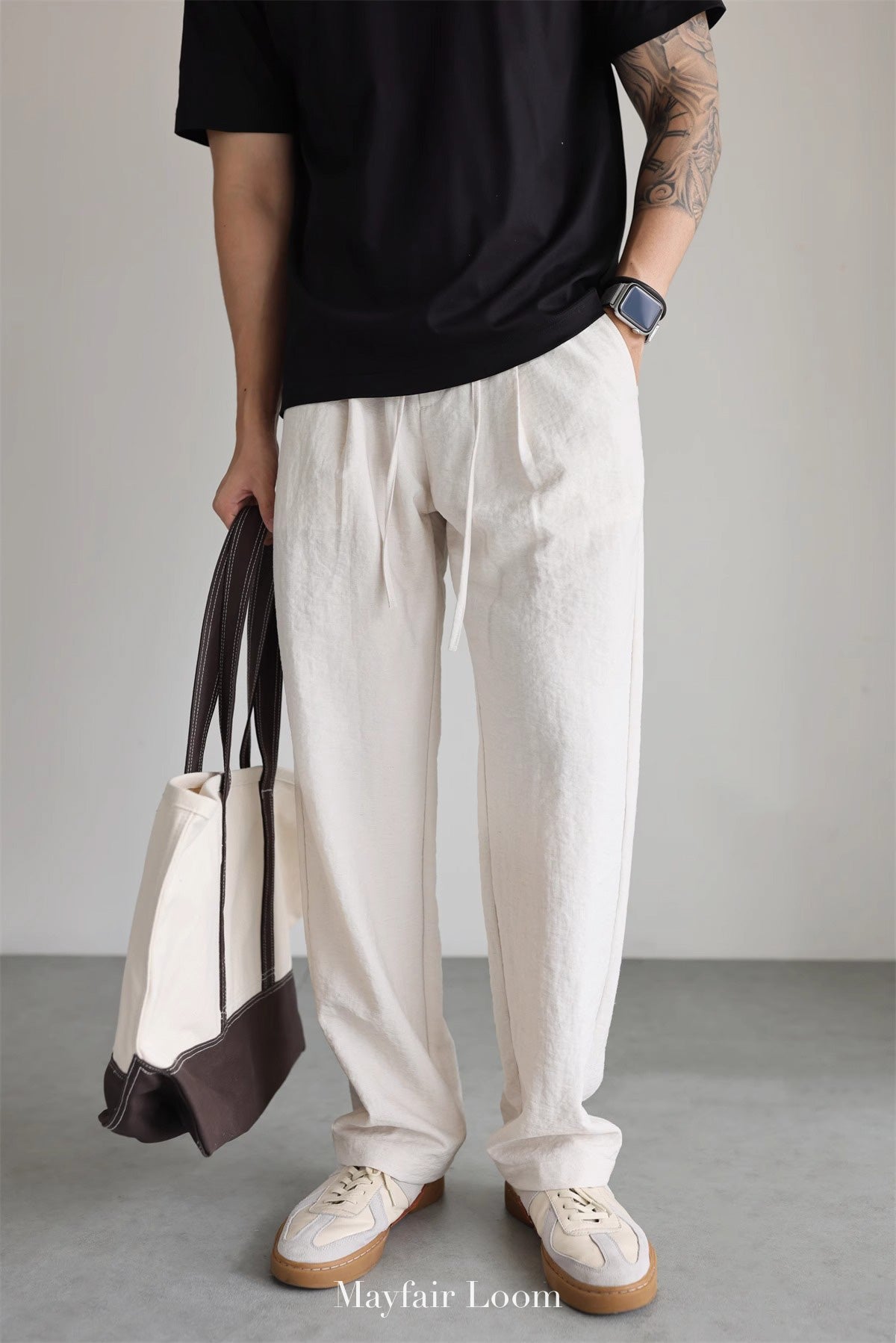 Blend Flowy Wide-Leg Pants