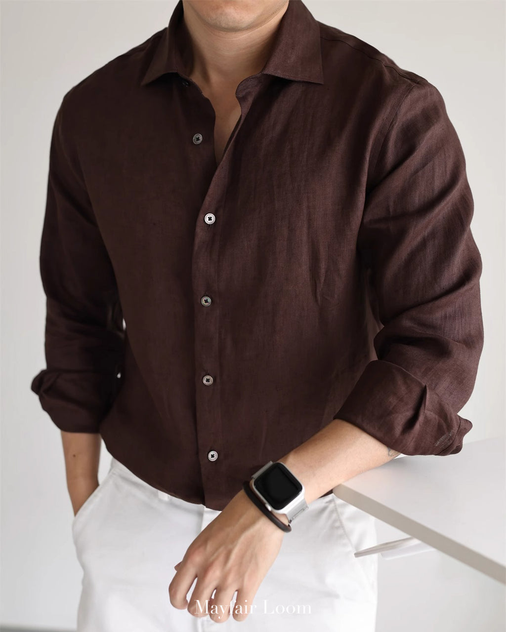 Clovelly Pure Linen Shirt