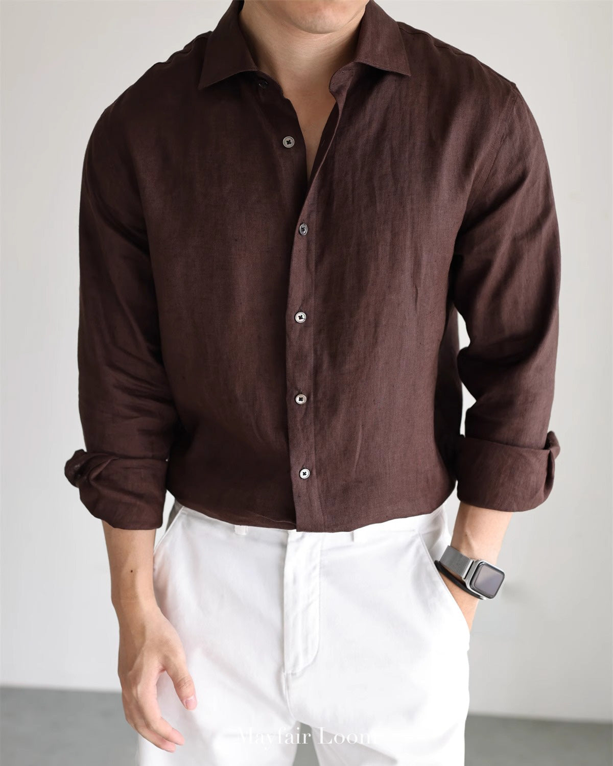 Clovelly Pure Linen Shirt