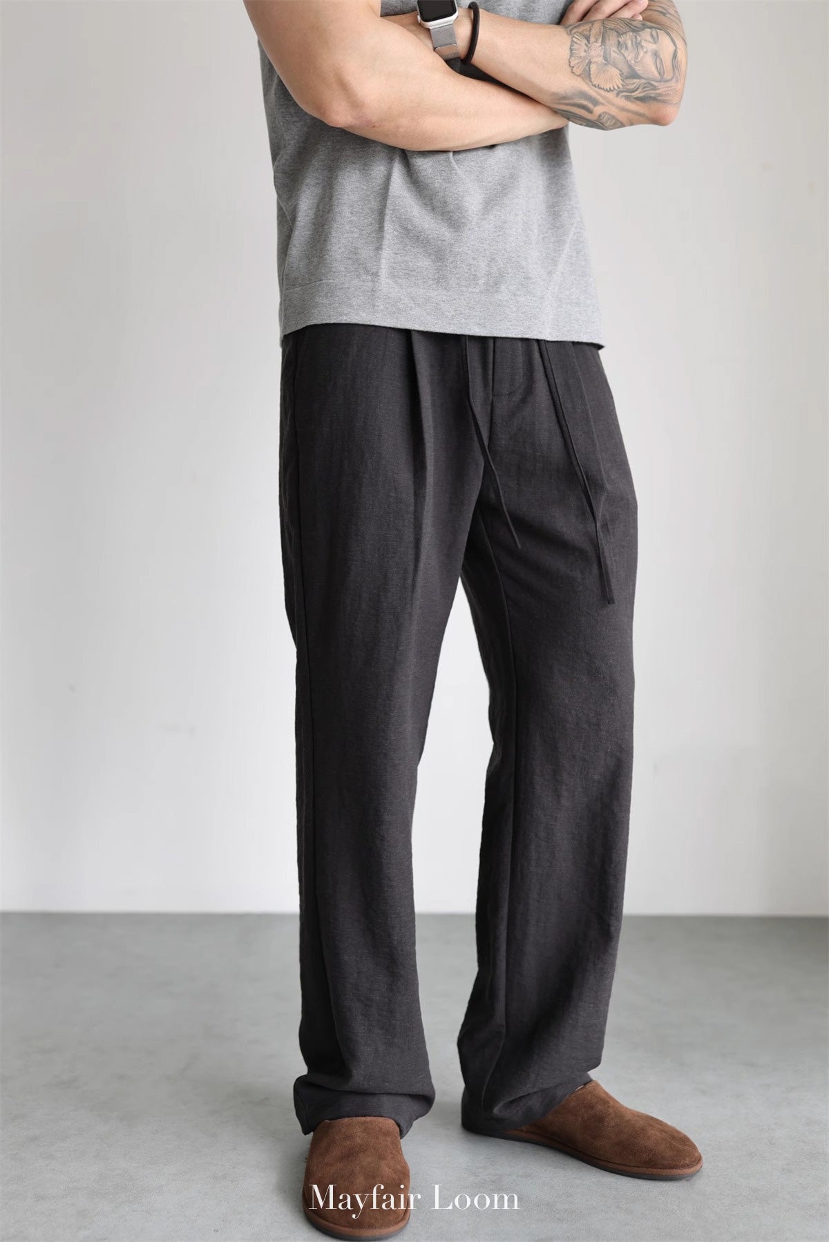 Blend Flowy Wide-Leg Pants