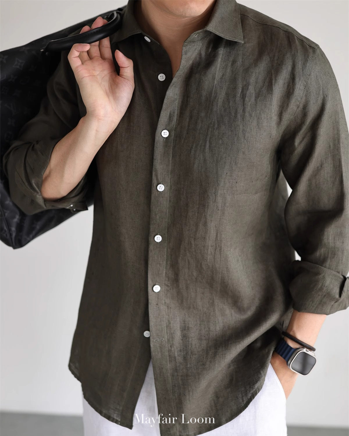 Clovelly Pure Linen Shirt