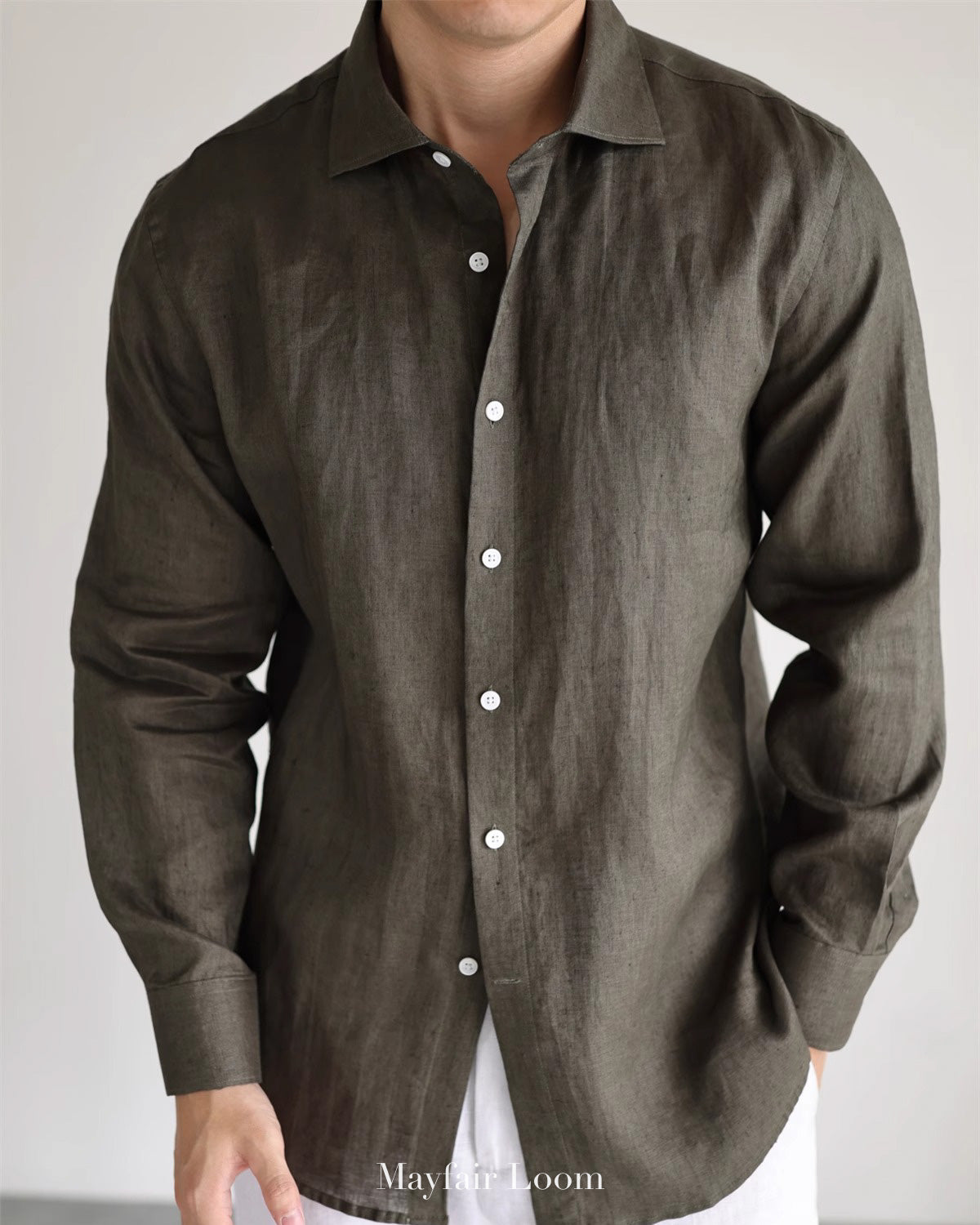 Clovelly Pure Linen Shirt
