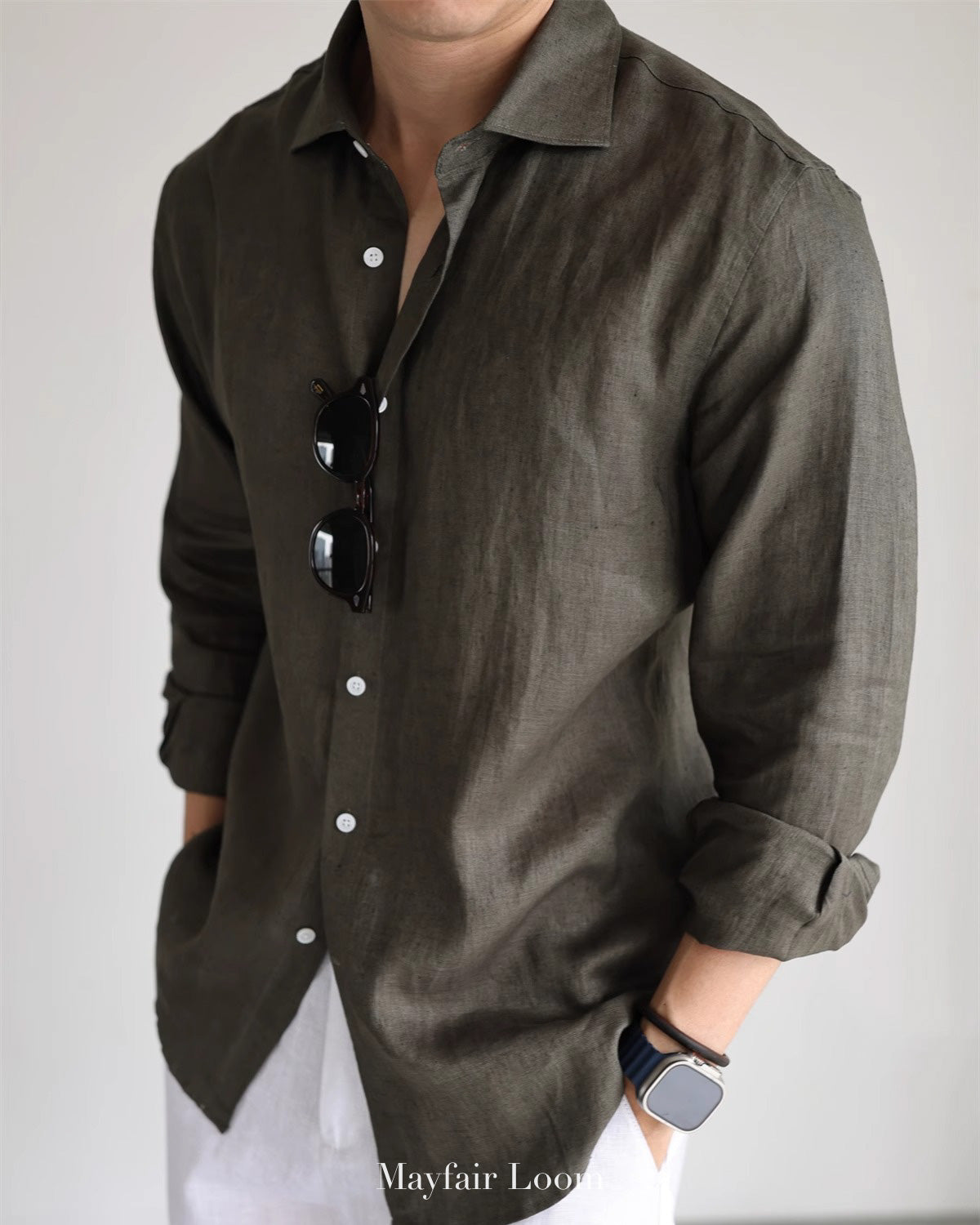 Clovelly Pure Linen Shirt