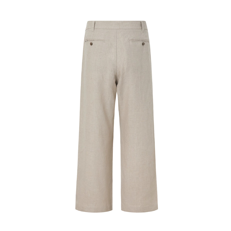 French Normandy Dew-retted 100% Linen Pants