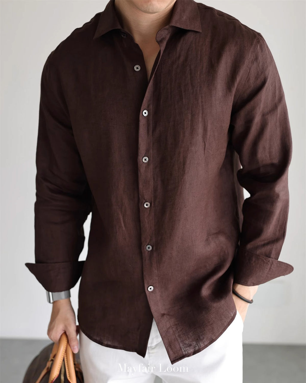Clovelly Pure Linen Shirt