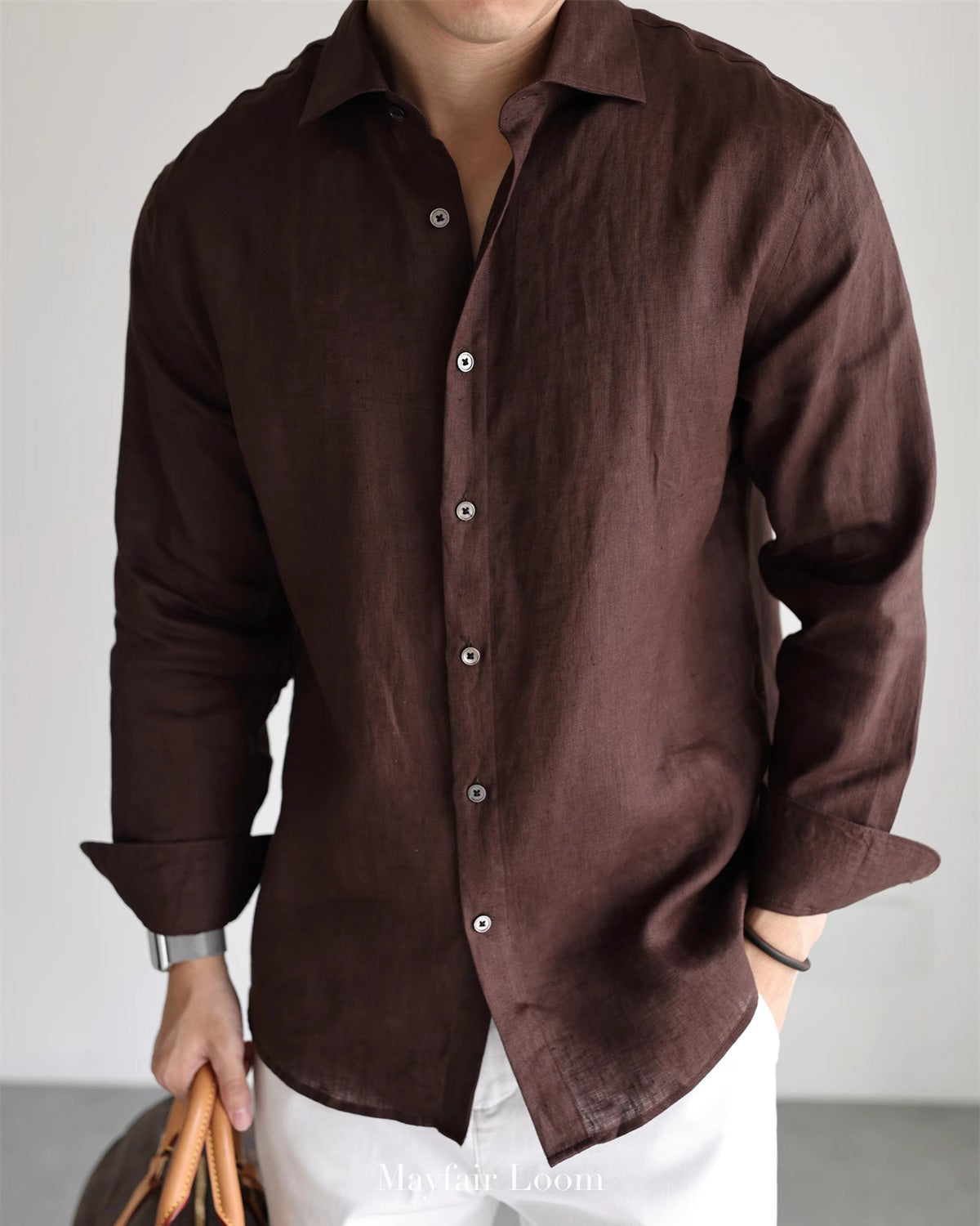 Clovelly Pure Linen Shirt