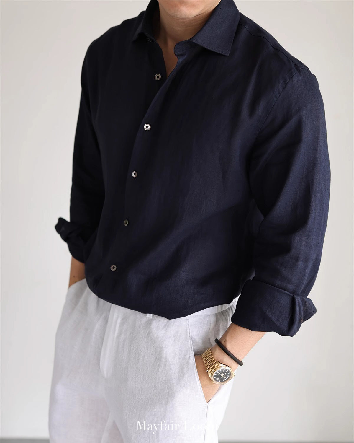 Clovelly Pure Linen Shirt