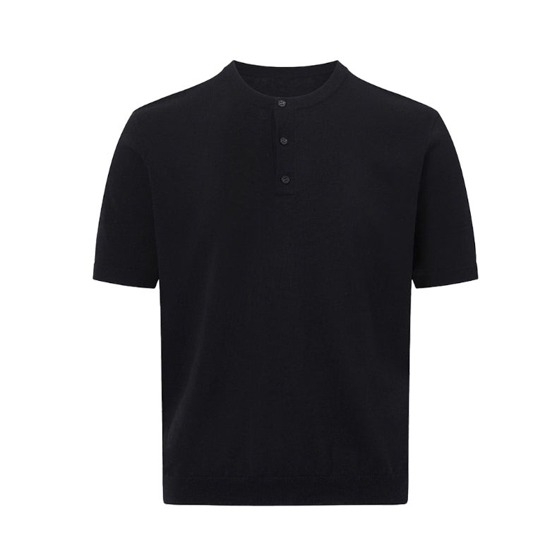 French Normandy Select Linen Henley Tee