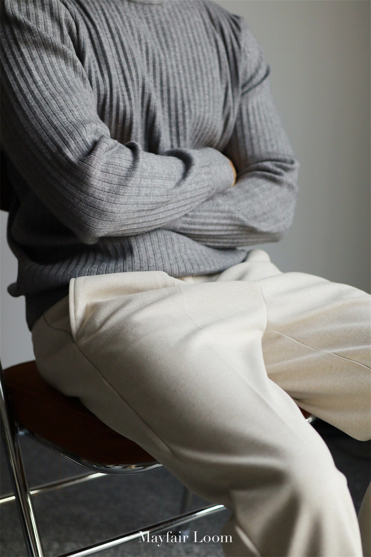 Tweed Cropped Ankle-length Pants