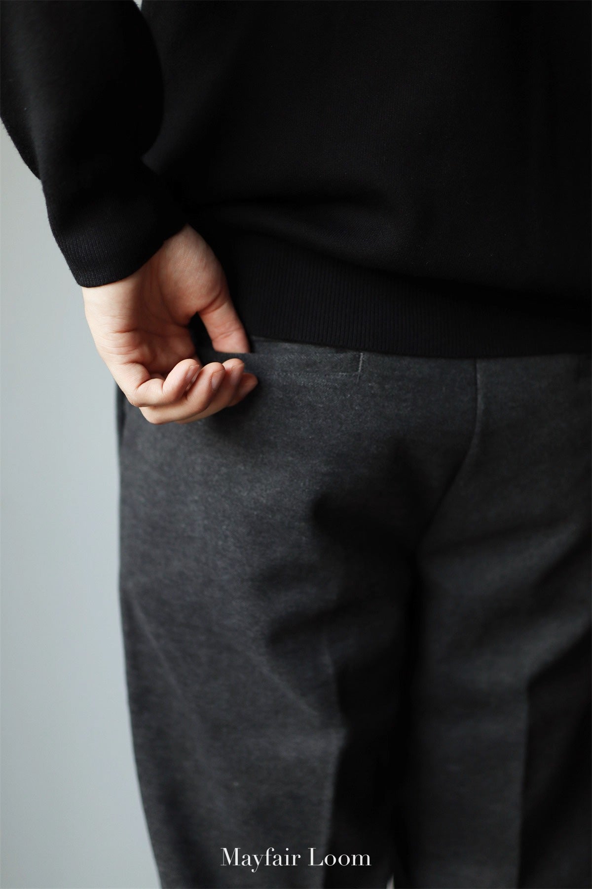 Tweed Cropped Ankle-length Pants