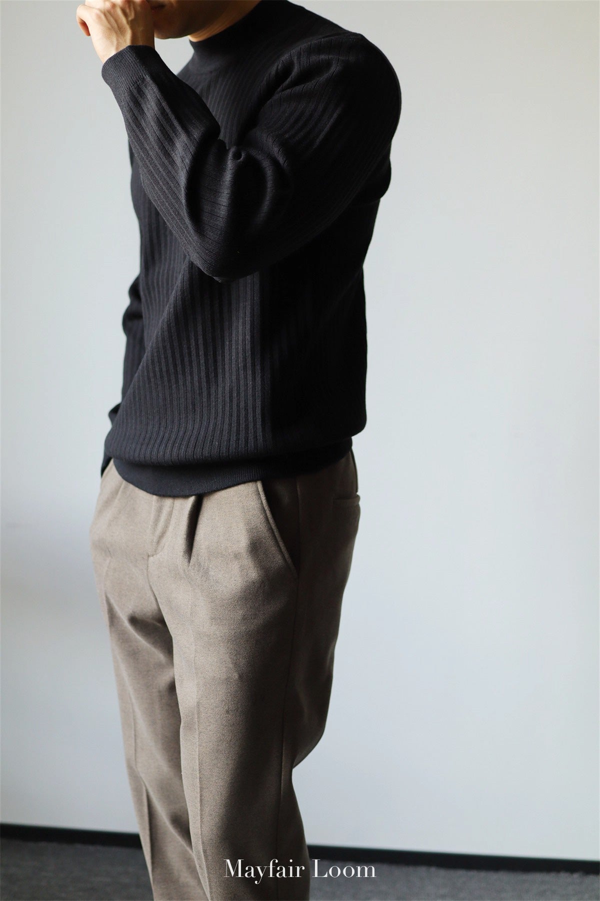 Tweed Cropped Ankle-length Pants