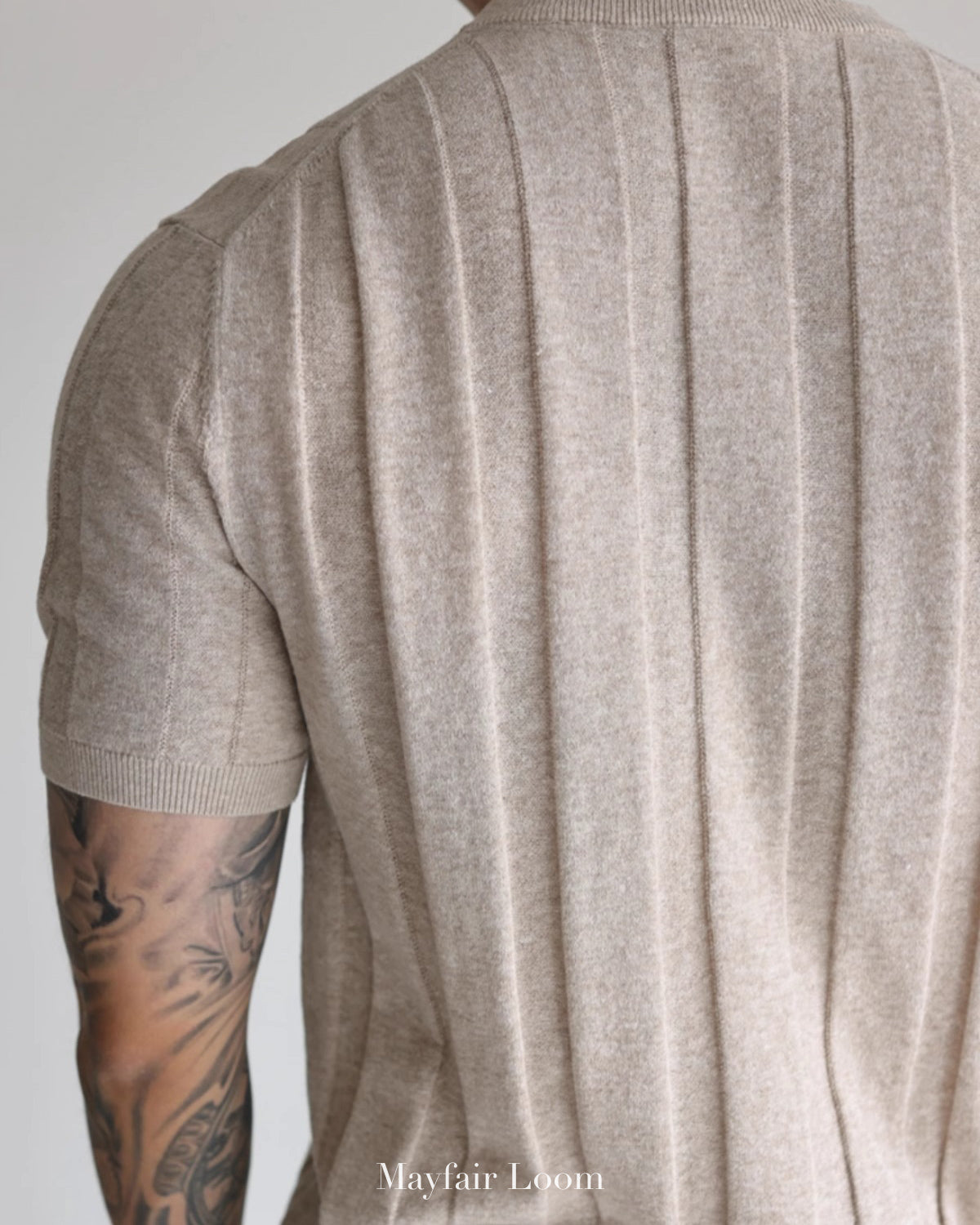 Cranleigh Knitted Henley Tee