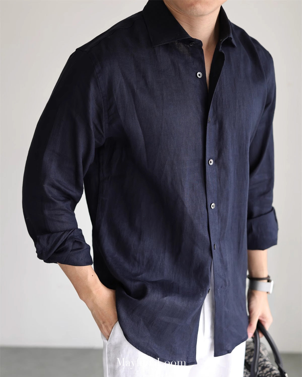 Clovelly Pure Linen Shirt