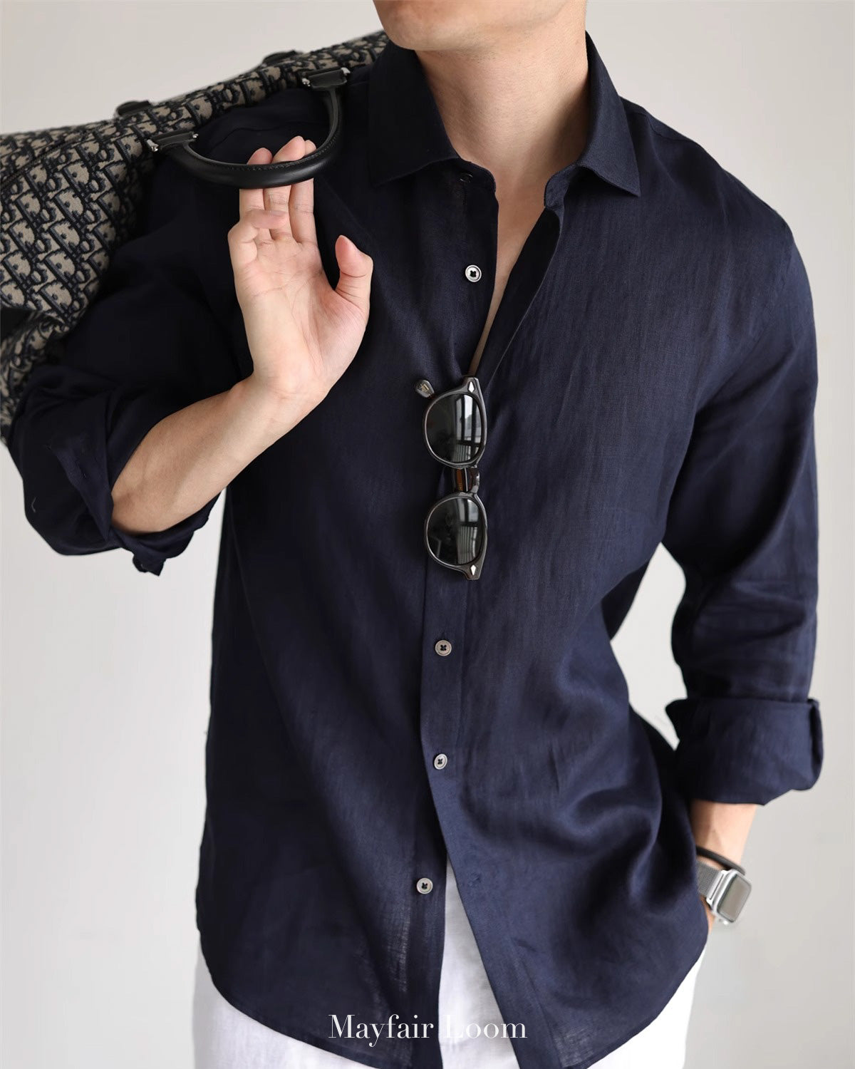 Clovelly Pure Linen Shirt