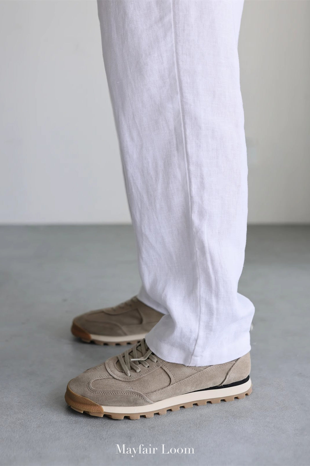 Pure Linen Drawstring Pants