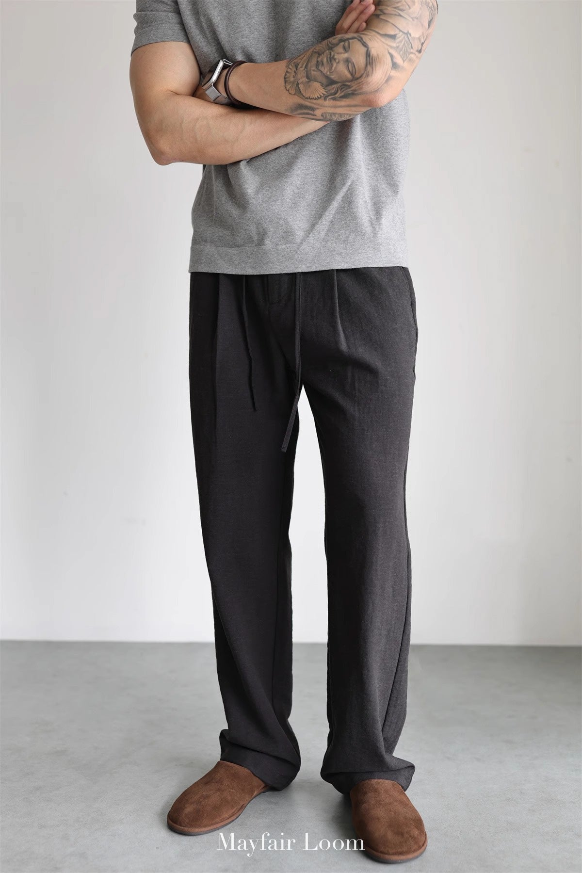 Blend Flowy Wide-Leg Pants