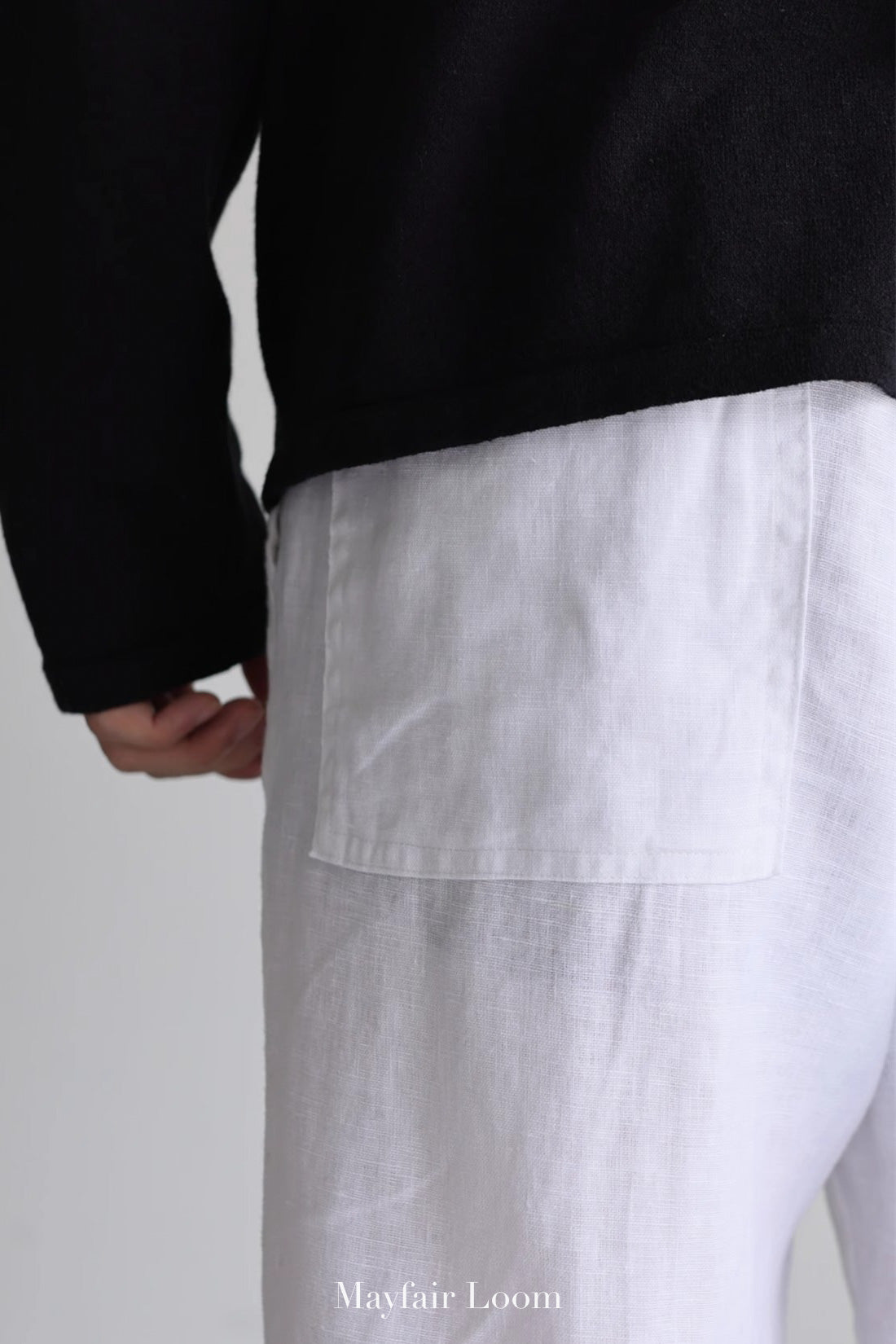 Pure Linen Drawstring Pants