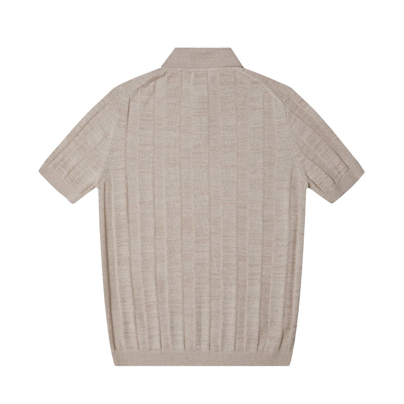 French Normandy Linen Blend Knit Polo