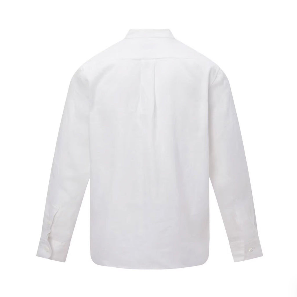 French Normandy Dew-retted 100% Linen Shirt