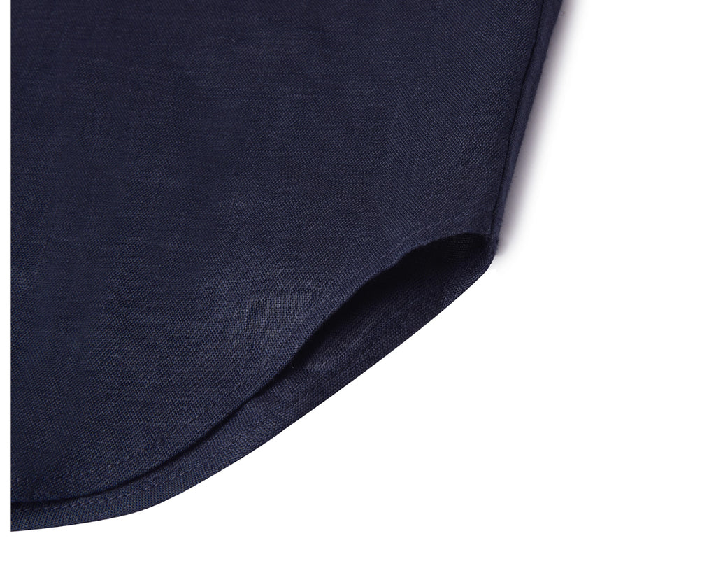French Normandy Dew-retted 100% Linen Shirt