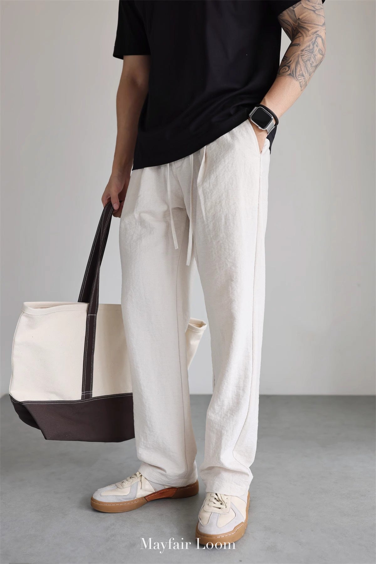 Blend Flowy Wide-Leg Pants